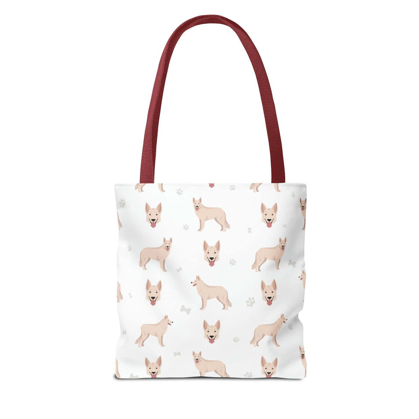 White Swiss Shepherd Dog Tote Bag, Pyrenees Dog Mom Gift