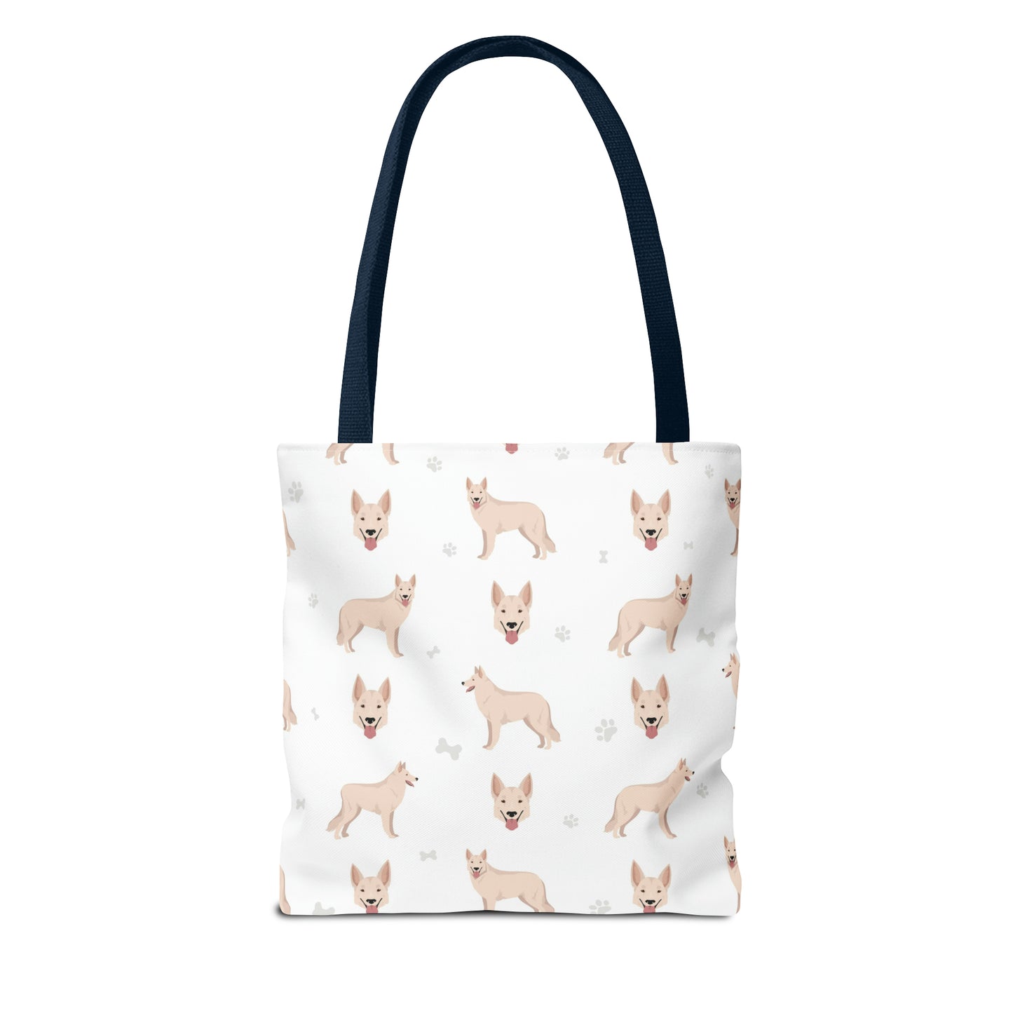 White Swiss Shepherd Dog Tote Bag, Pyrenees Dog Mom Gift