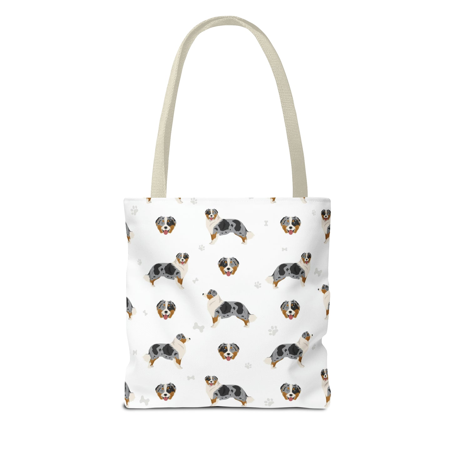 Australian Shepherd Dog Tote Bag, Aussie Dog Mom Gift