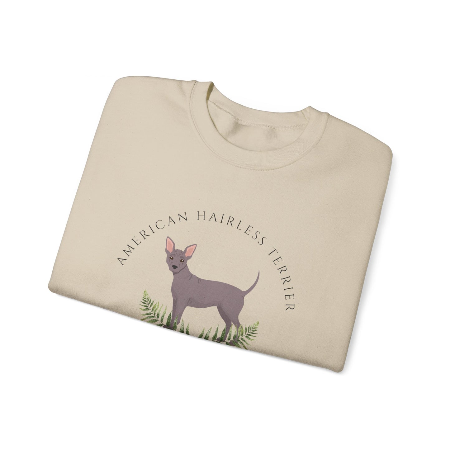 American Hairless Terrier Dog Social Club Unisex Heavy Blend Crewneck Sweatshirt, Dog Mom Gift