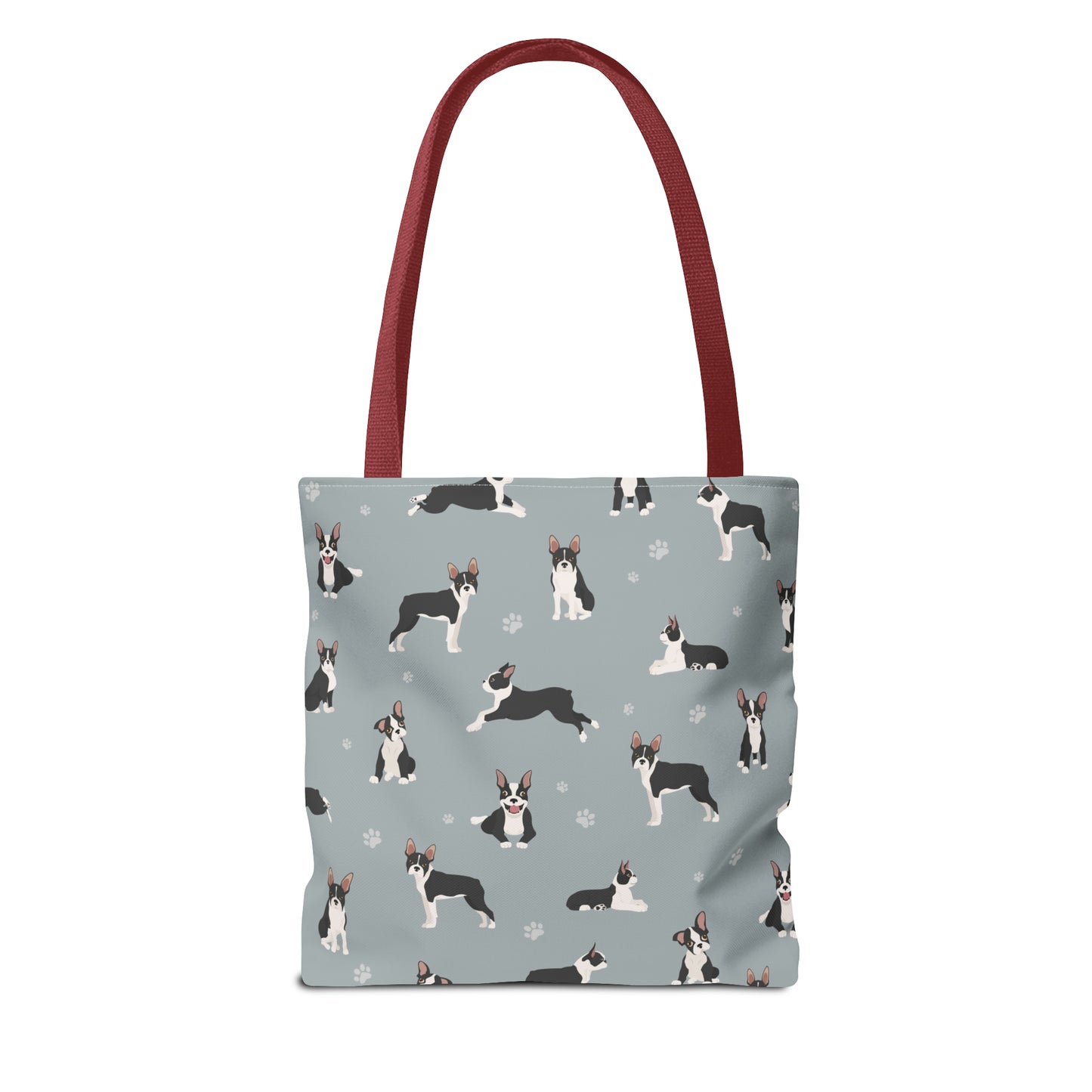 Boston Terrier Dog Tote Bag, Terrier Dog Mom Gift