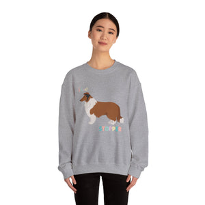 Collie Dog Show Stopper Unisex Heavy Blend Crewneck Sweatshirt,Dog Mom Gift