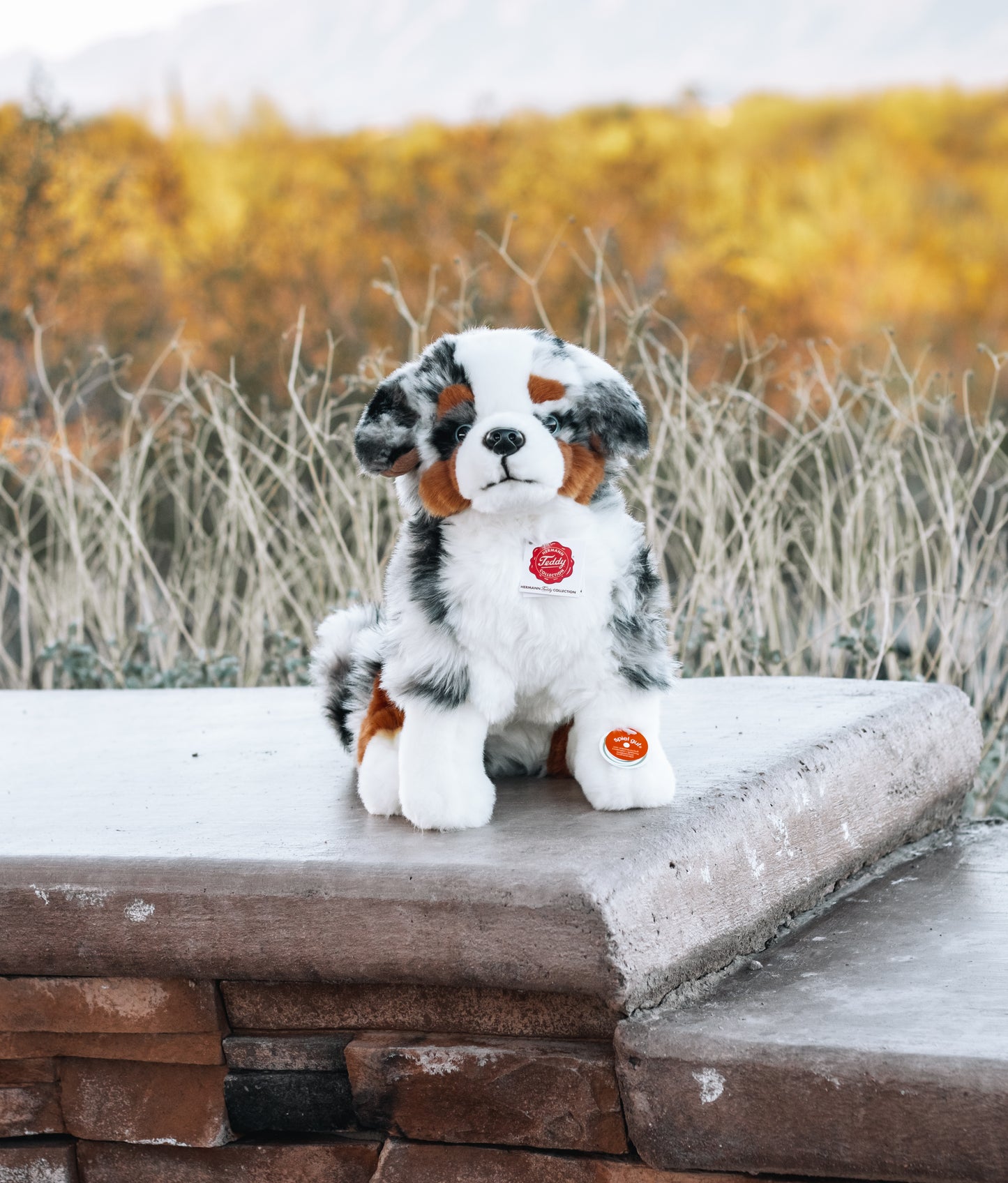 Teddy Hermann Australian Shepherd Dog Plush 30cm