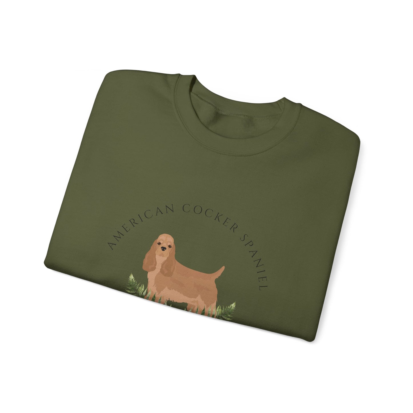 American Cocker Spaniel Dog Social Club Unisex Heavy Blend Crewneck Sweatshirt, Dog Mom Gift