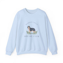 Load image into Gallery viewer, Bearded Collie Dog Social Club Unisex Heavy Blend Crewneck Sweatshirt, Dog Mom Gift
