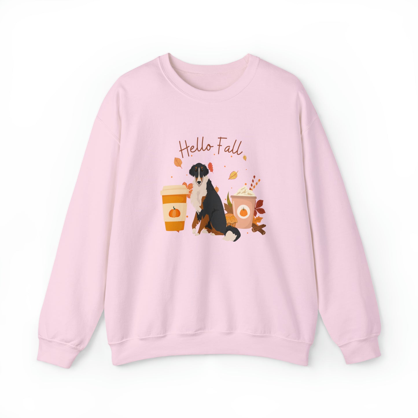 Borzoi Dog Fall Halloween Unisex Heavy Blend Crewneck Sweatshirt