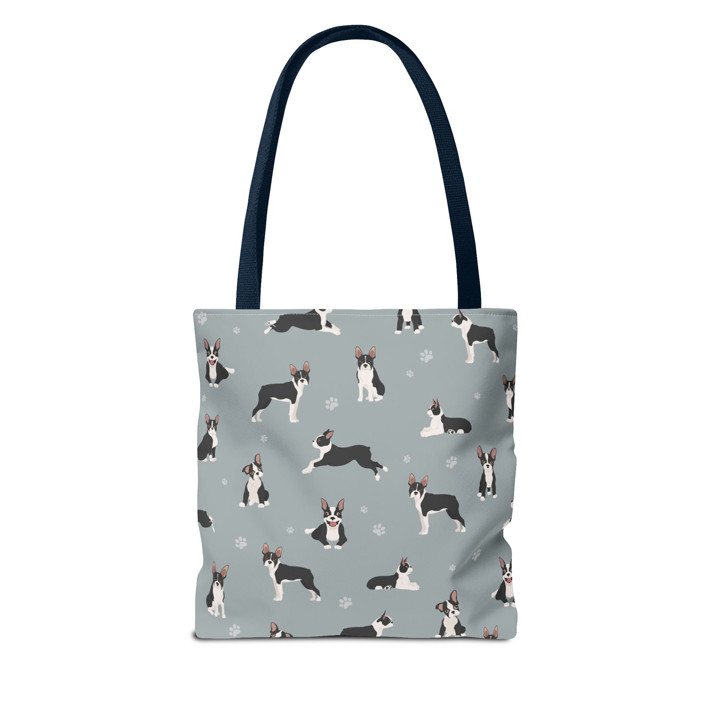 Boston Terrier Dog Tote Bag, Terrier Dog Mom Gift