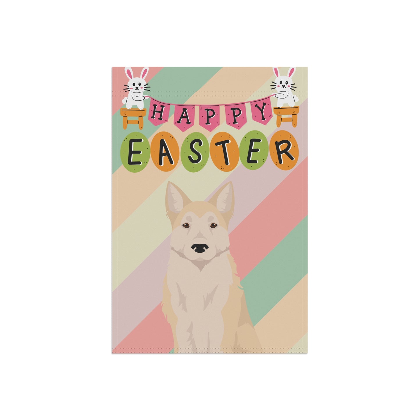 West Siberian Laika Dog Easter Garden Flag