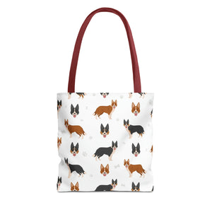 Welsh Sheepdog Dog Tote Bag, Sheepdog Dog Mom Gift