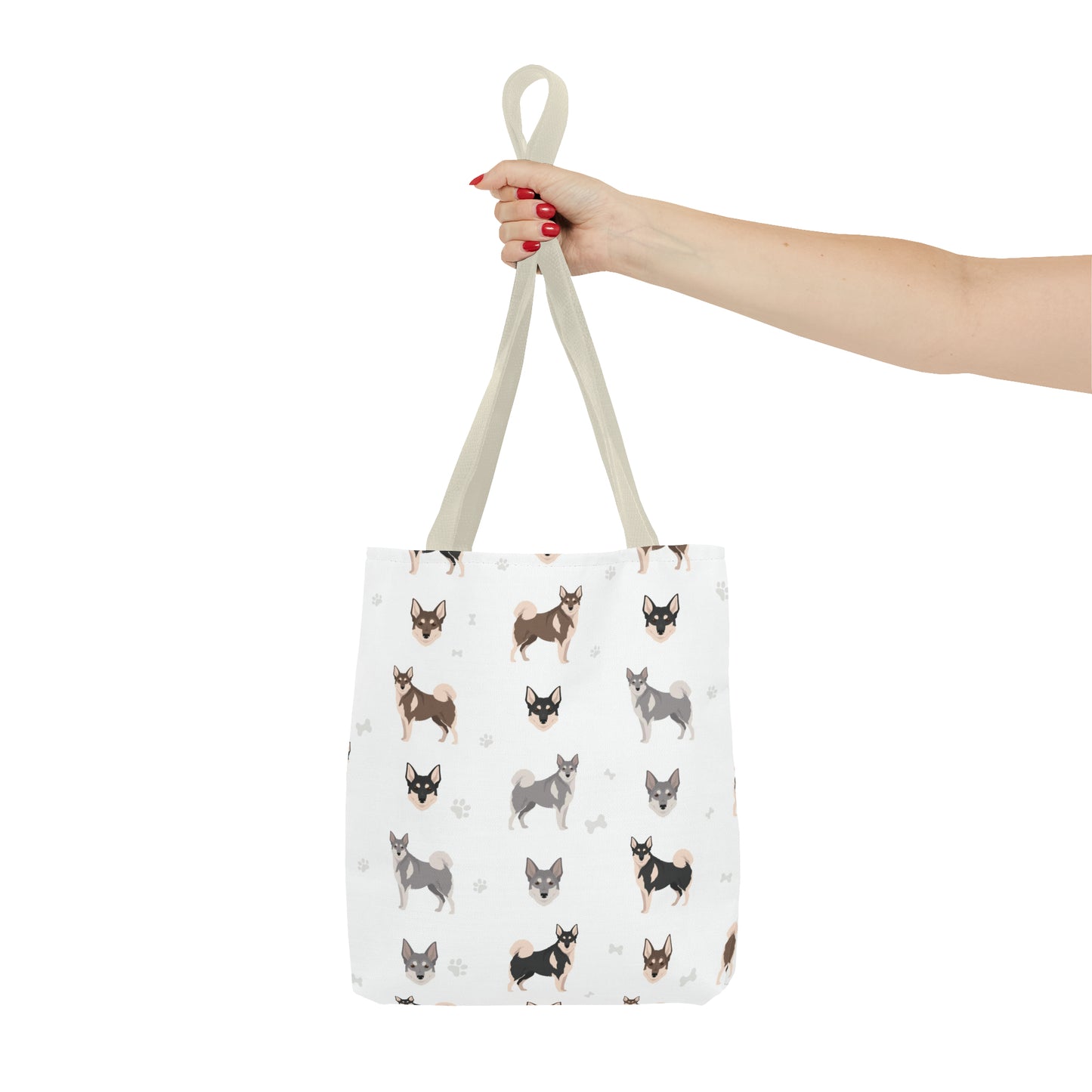 Swedish Elkhound Dog Tote Bag, Pyrenees Dog Mom Gift