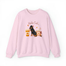 Load image into Gallery viewer, Black And Tan Coonhound Dog Fall Halloween Unisex Heavy Blend Crewneck Sweatshirt
