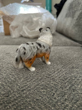 Load image into Gallery viewer, Blue Merle Collie Dog Figurine *coming soon*
