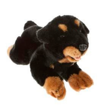 Load image into Gallery viewer, Bocchetta Rottweiler Dog Plush 11in
