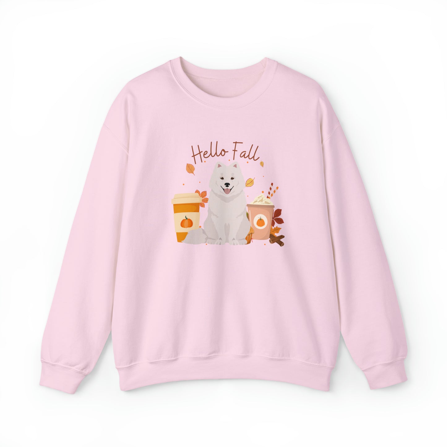 Samoyed Dog Fall Halloween Unisex Heavy Blend Crewneck Sweatshirt