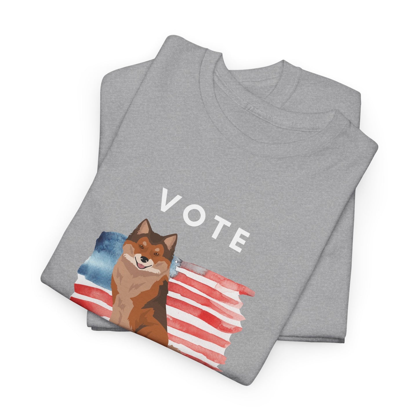 Nenets Herding Laika Dog Vote 2024, Election Unisex Heavy Cotton Tee, Dog Mom Gift, AKC