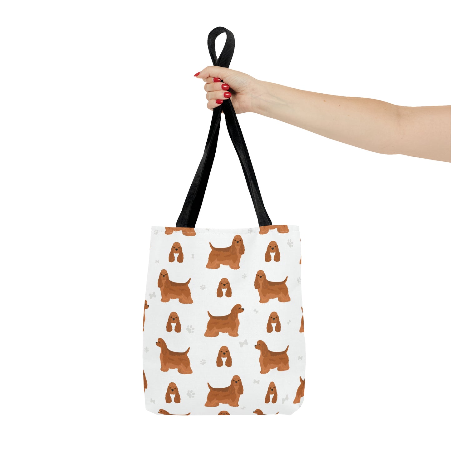 American Cocker Spaniel Dog Tote Bag, Cocker Spaniel Dog Mom Gift