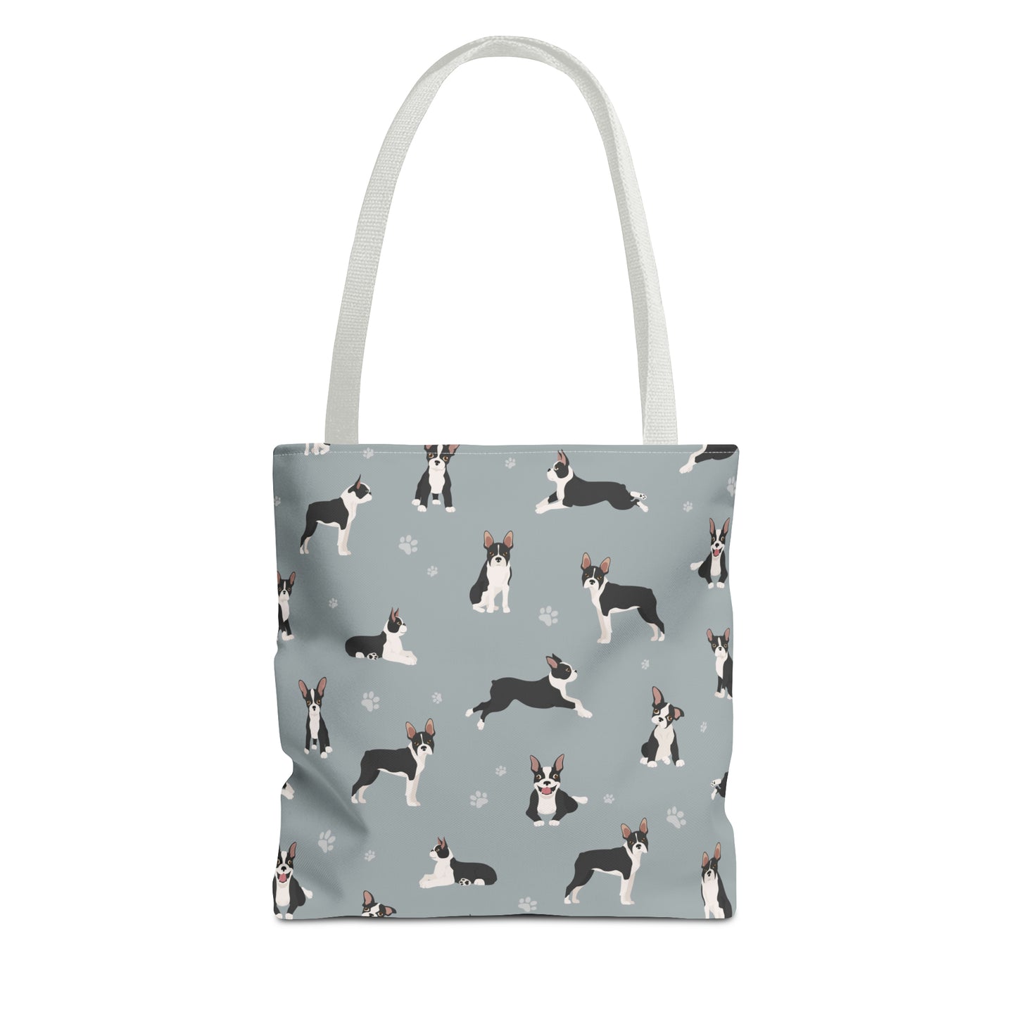 Boston Terrier Dog Tote Bag, Terrier Dog Mom Gift