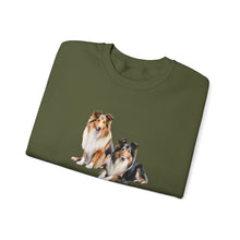 Load image into Gallery viewer, Copy of Rough Collie Dog we heard you pun Unisex Heavy Blend Crewneck Sweatshirt, Dog Mom Gift
