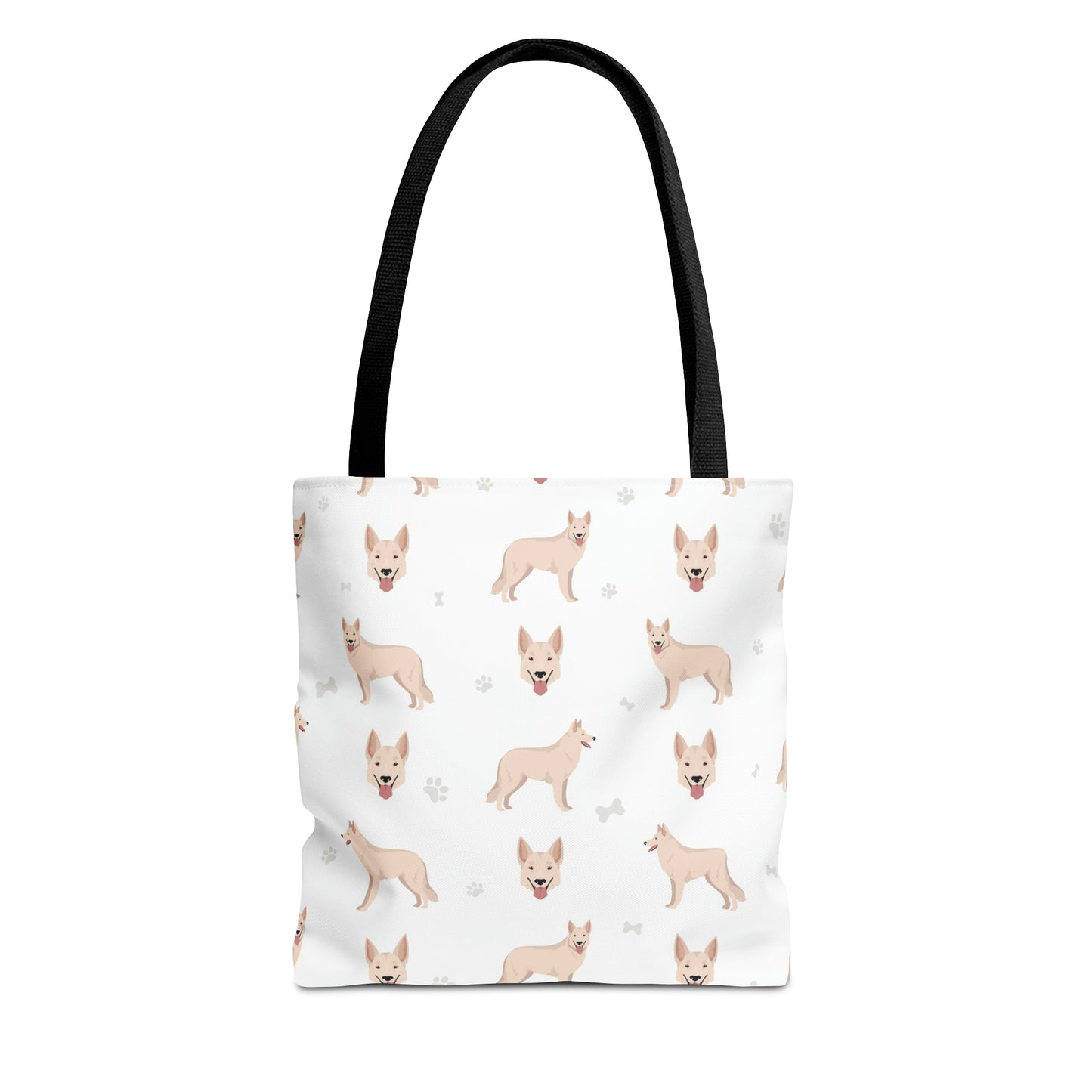 White Swiss Shepherd Dog Tote Bag, Pyrenees Dog Mom Gift