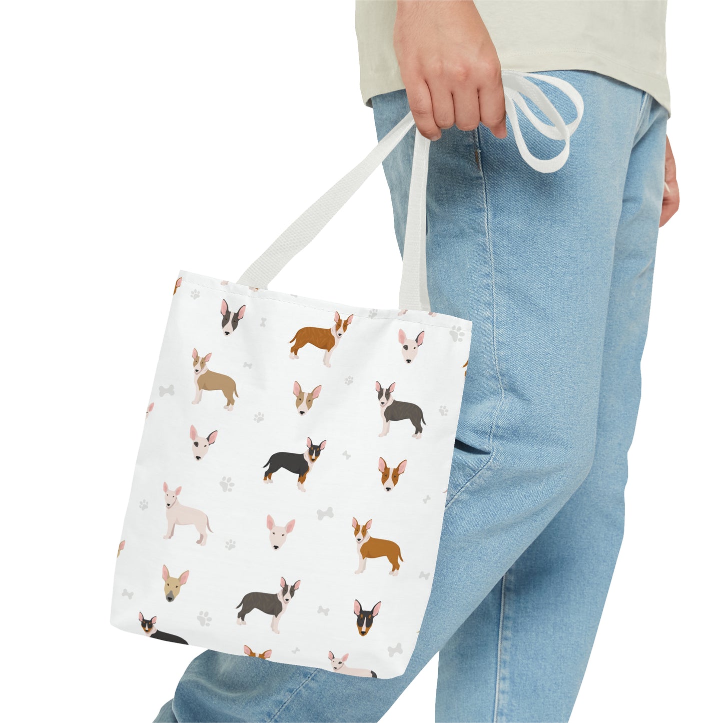 Bull Terrier Dog Tote Bag, Bull Terrier Dog Mom Gift