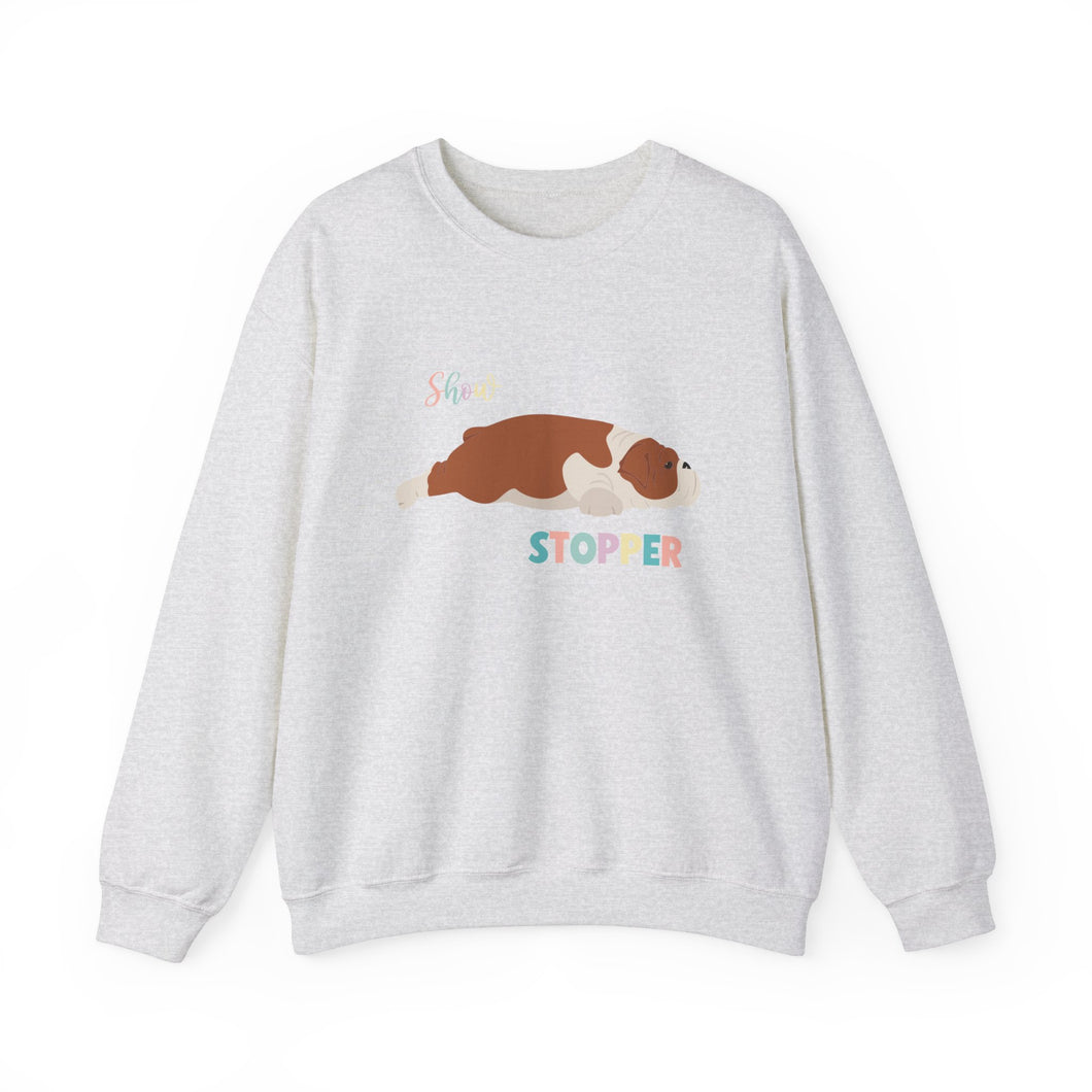 English Bulldog Dog Show Stopper Unisex Heavy Blend Crewneck Sweatshirt,Dog Mom Gift