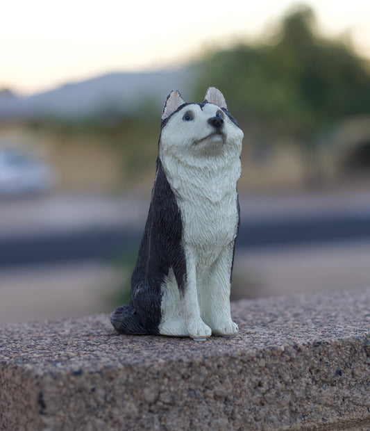 Siberian Husky Dog Figurine