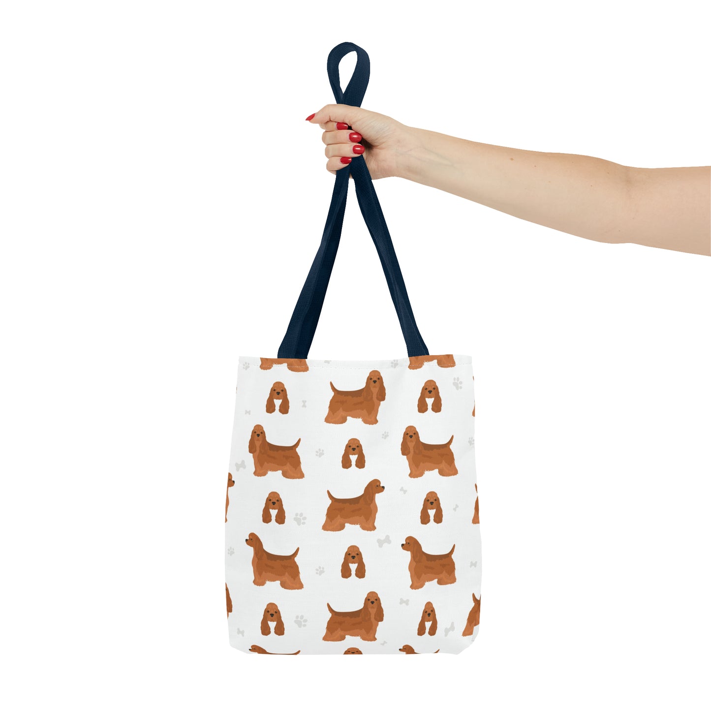 American Cocker Spaniel Dog Tote Bag, Cocker Spaniel Dog Mom Gift