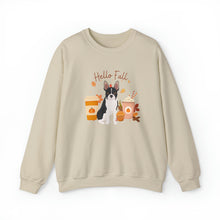 Load image into Gallery viewer, Boston Terrier Dog Fall Halloween Unisex Heavy Blend Crewneck Sweatshirt
