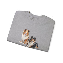 Load image into Gallery viewer, Copy of Rough Collie Dog we heard you pun Unisex Heavy Blend Crewneck Sweatshirt, Dog Mom Gift
