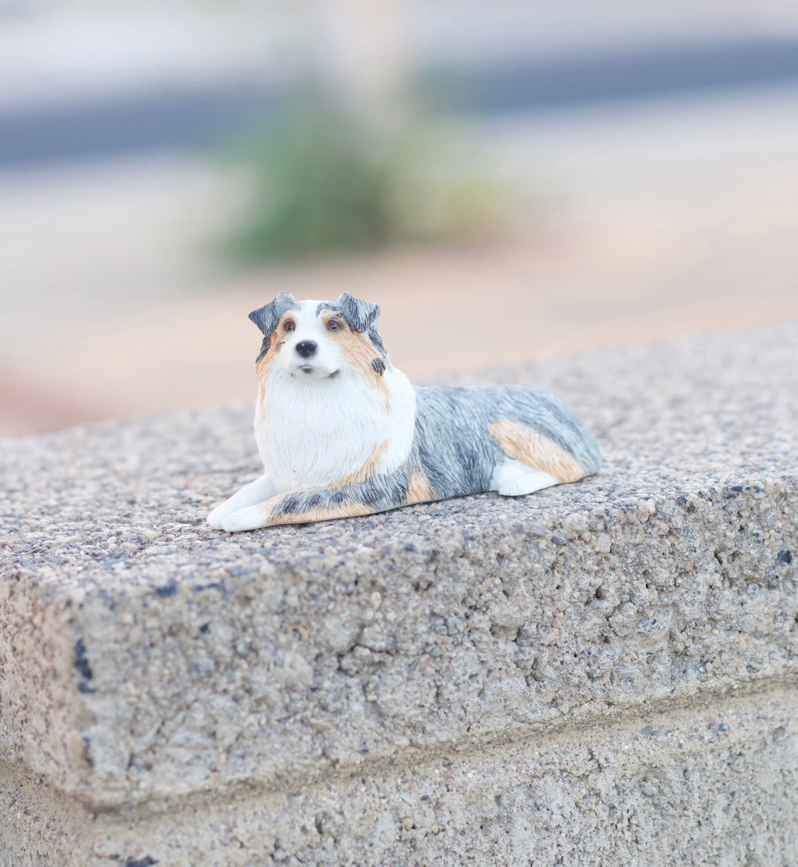 Australian Shepherd Dog Figurine