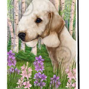 Bedlington Terrier Dog Spring Garden Flag