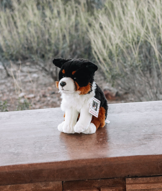 Teddy Hermann Tri Birder Collie Dog Plush 30cm