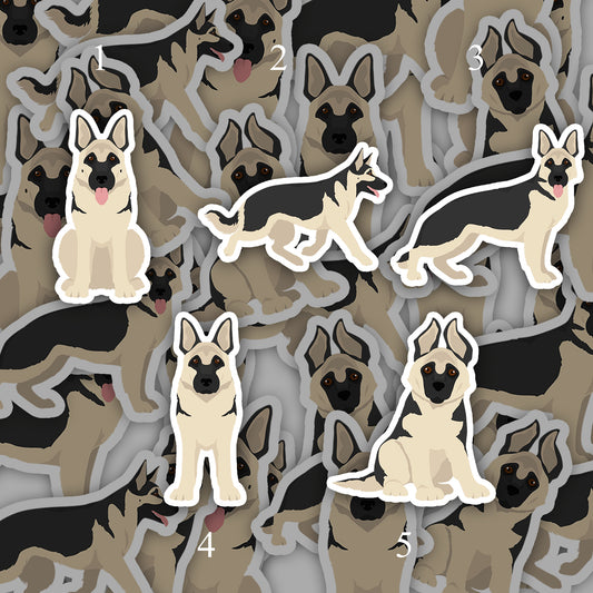 German Shepherd Dog 2.5in Waterproof Sticker