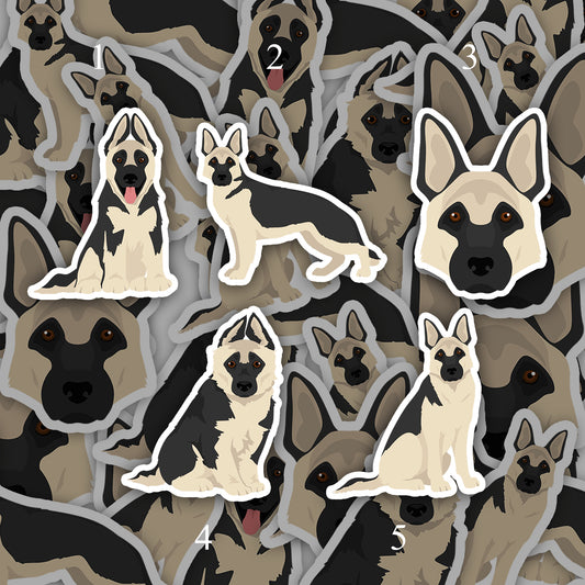 German Shepherd Dog 2.5in Waterproof Sticker