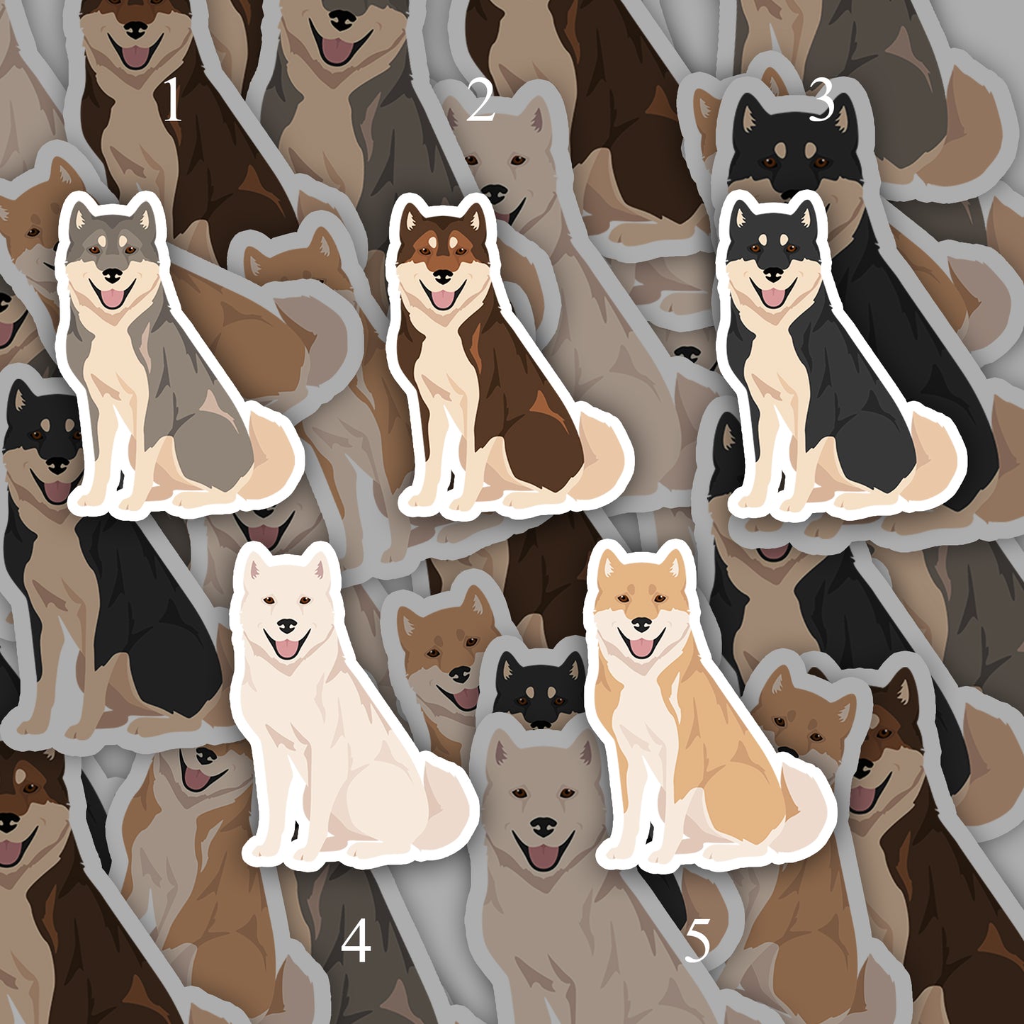 Kishu Ken Dog 2.5in Waterproof Sticker