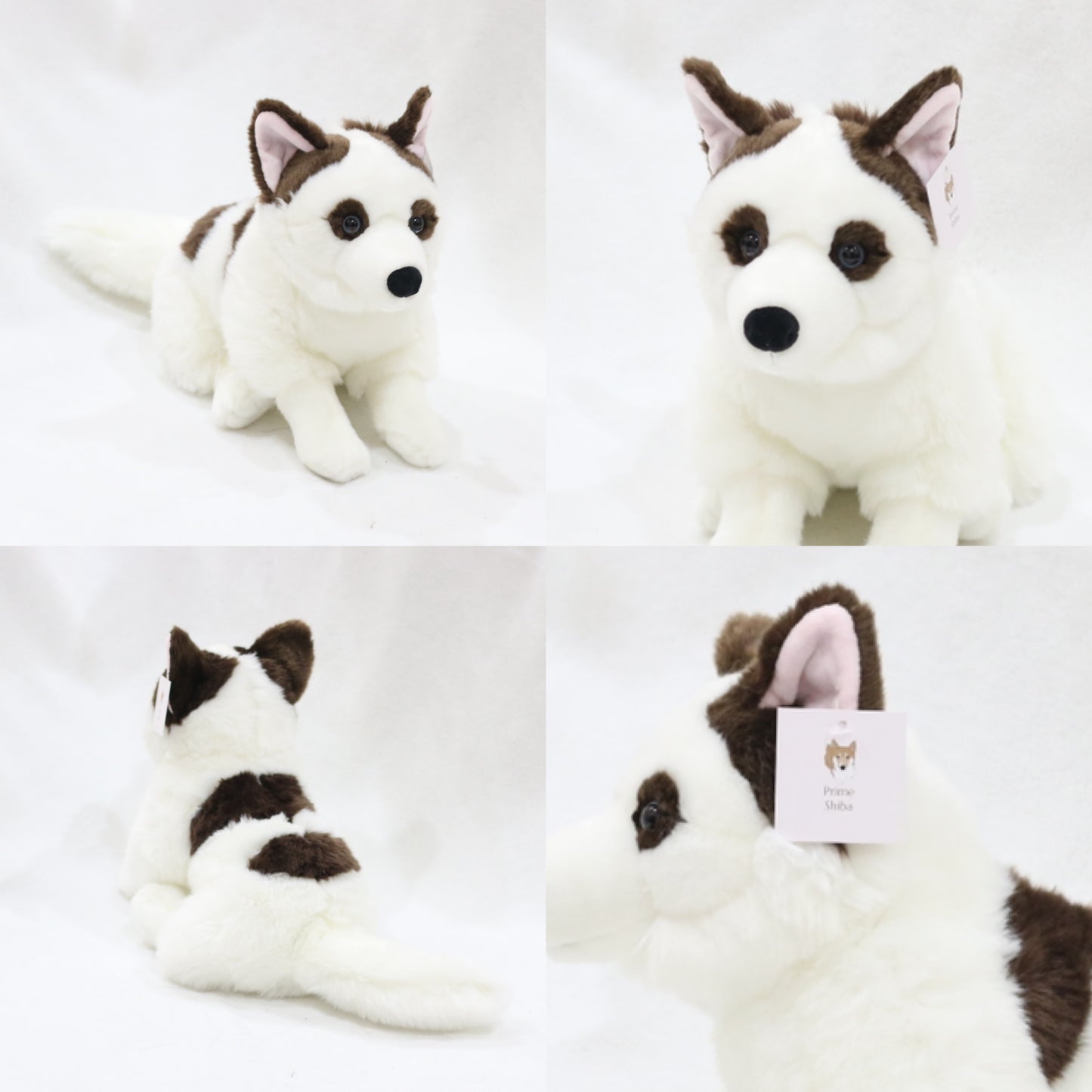 Zayn the Piebald Husky Dog Plush 15in